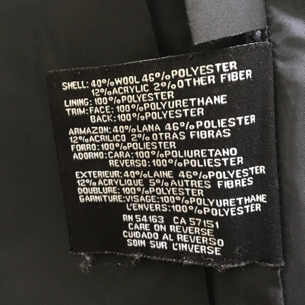 Nine West Crop Sleeve Wool Coat - Picture 12 of 13